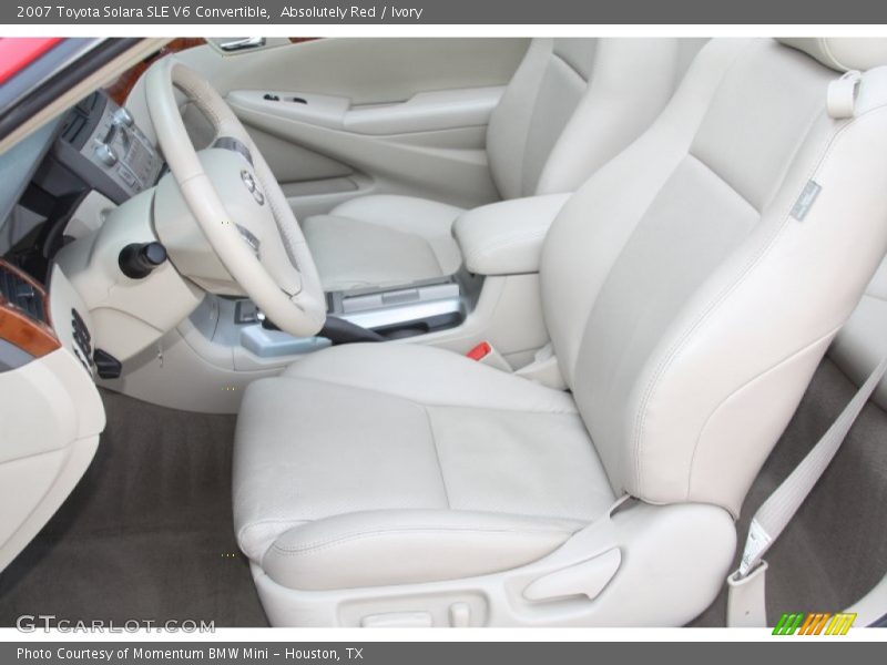 Absolutely Red / Ivory 2007 Toyota Solara SLE V6 Convertible