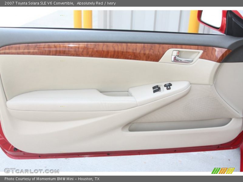 Absolutely Red / Ivory 2007 Toyota Solara SLE V6 Convertible