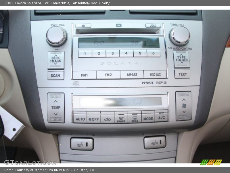 Absolutely Red / Ivory 2007 Toyota Solara SLE V6 Convertible