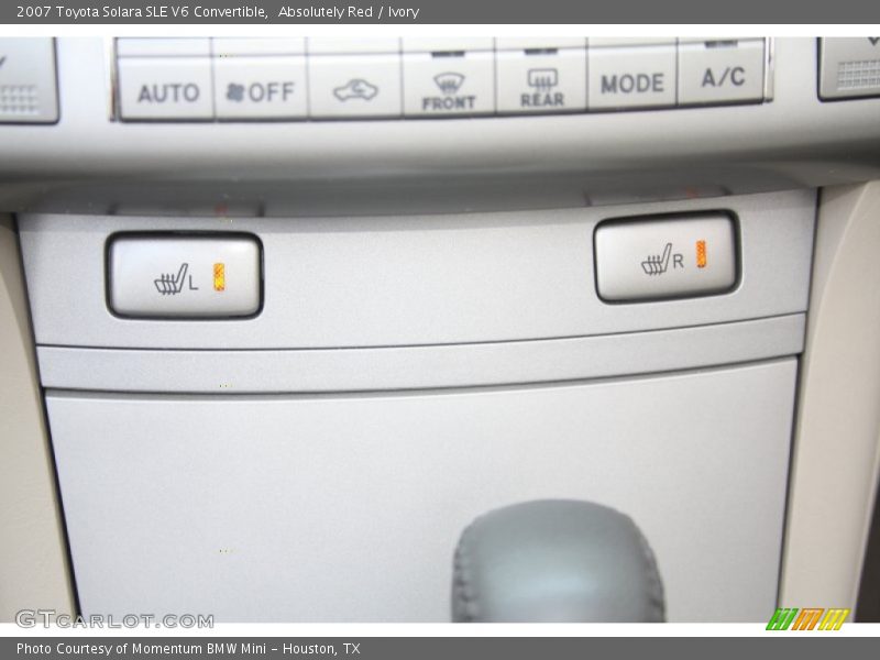 Absolutely Red / Ivory 2007 Toyota Solara SLE V6 Convertible