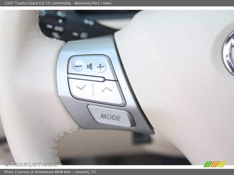 Absolutely Red / Ivory 2007 Toyota Solara SLE V6 Convertible