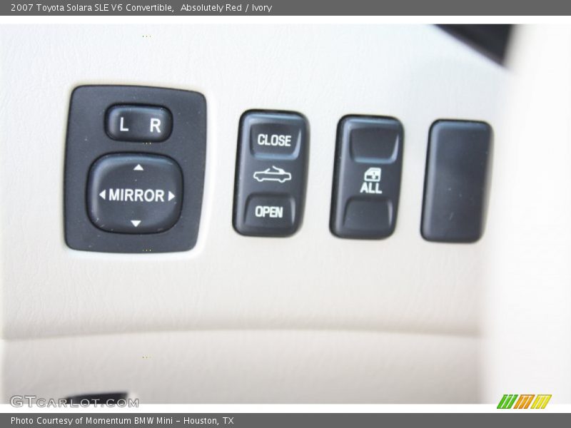 Absolutely Red / Ivory 2007 Toyota Solara SLE V6 Convertible