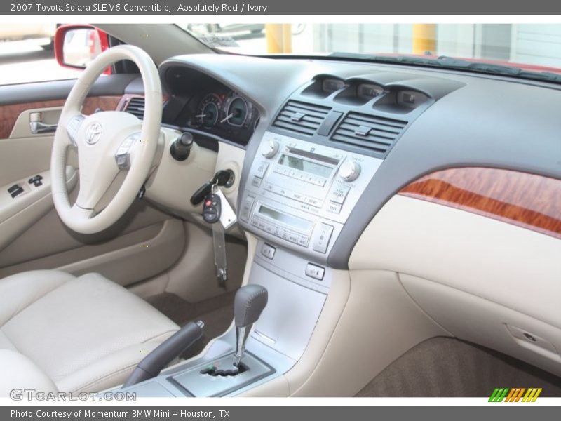 Absolutely Red / Ivory 2007 Toyota Solara SLE V6 Convertible