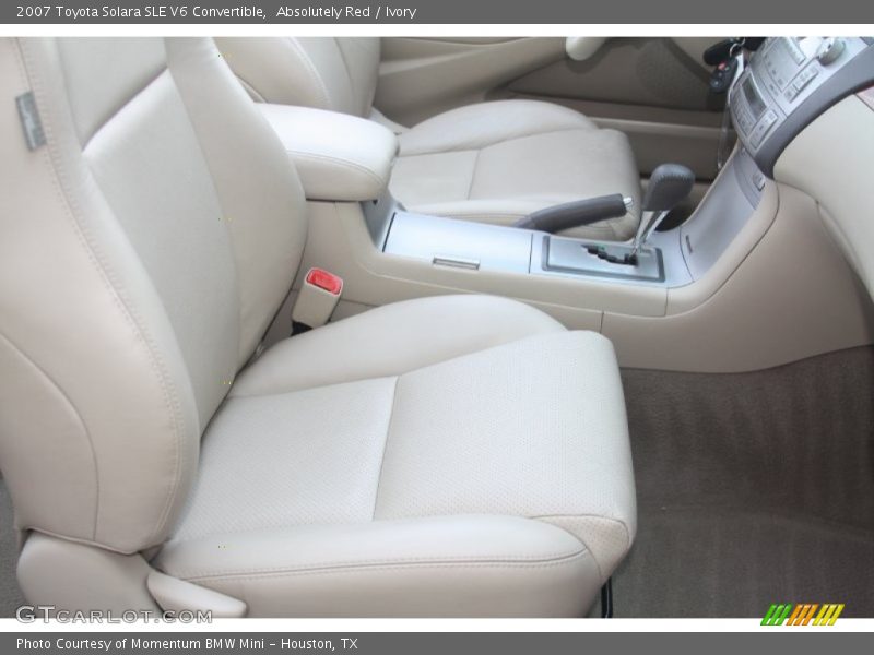 Absolutely Red / Ivory 2007 Toyota Solara SLE V6 Convertible