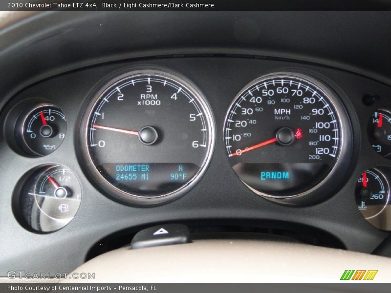 Black / Light Cashmere/Dark Cashmere 2010 Chevrolet Tahoe LTZ 4x4