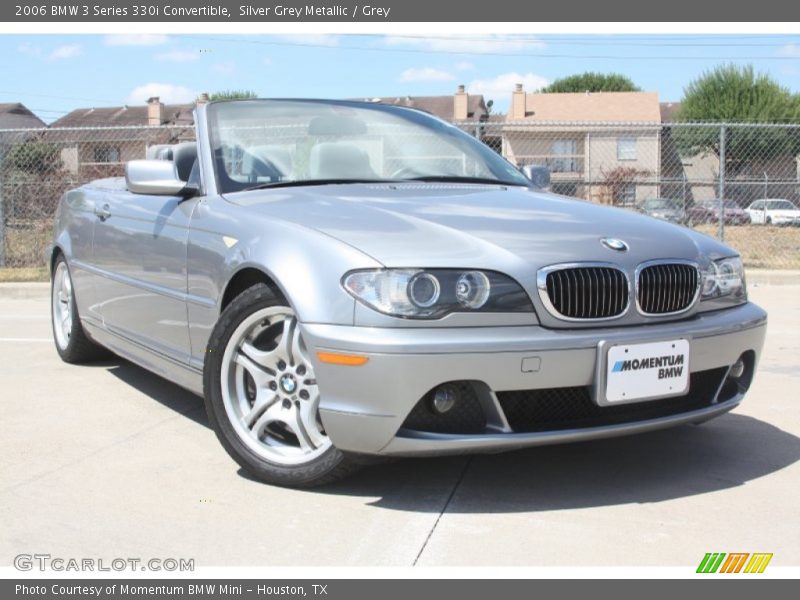 Silver Grey Metallic / Grey 2006 BMW 3 Series 330i Convertible