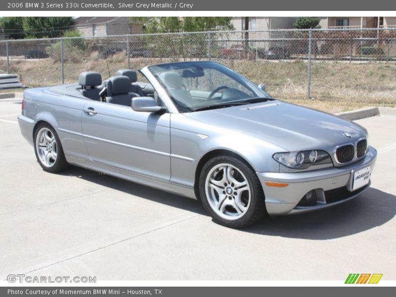 Silver Grey Metallic / Grey 2006 BMW 3 Series 330i Convertible