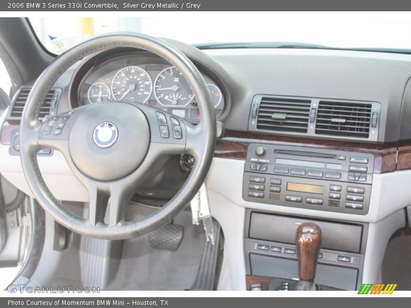 Silver Grey Metallic / Grey 2006 BMW 3 Series 330i Convertible