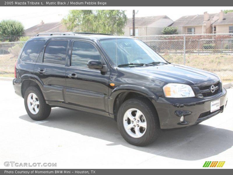 Mystic Black / Medium Pebble Beige 2005 Mazda Tribute s