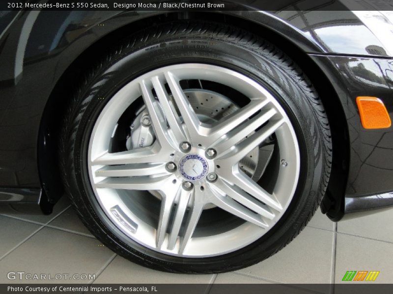 Designo Mocha / Black/Chestnut Brown 2012 Mercedes-Benz S 550 Sedan