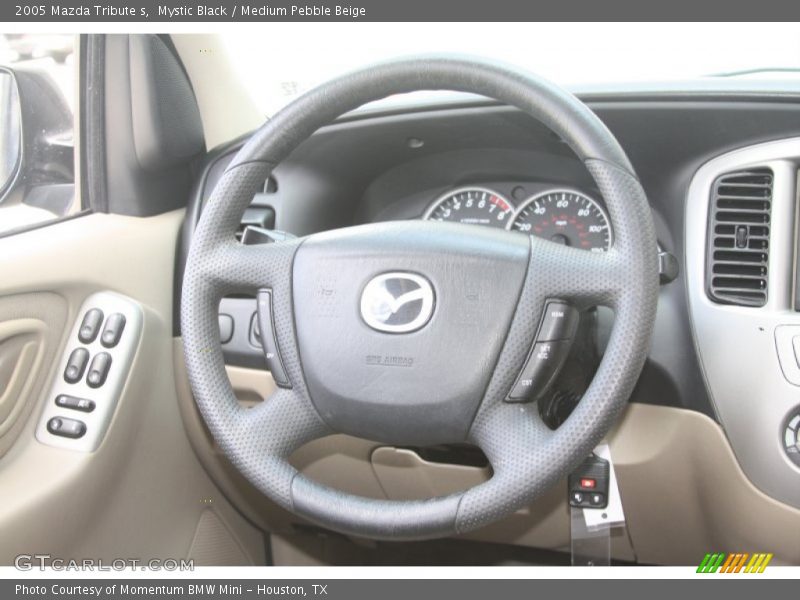 Mystic Black / Medium Pebble Beige 2005 Mazda Tribute s