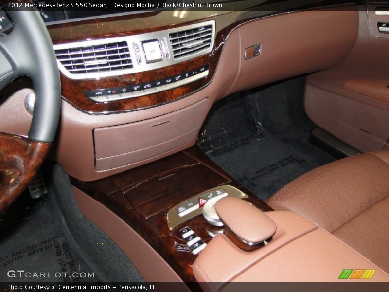 Designo Mocha / Black/Chestnut Brown 2012 Mercedes-Benz S 550 Sedan