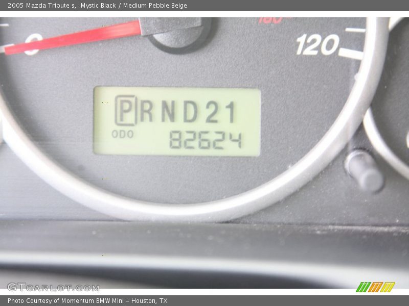 Mystic Black / Medium Pebble Beige 2005 Mazda Tribute s