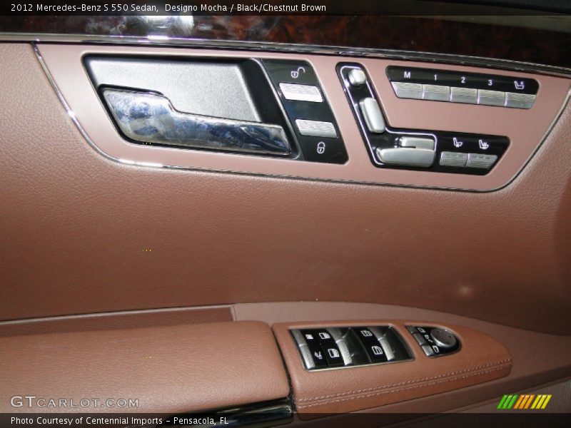 Designo Mocha / Black/Chestnut Brown 2012 Mercedes-Benz S 550 Sedan