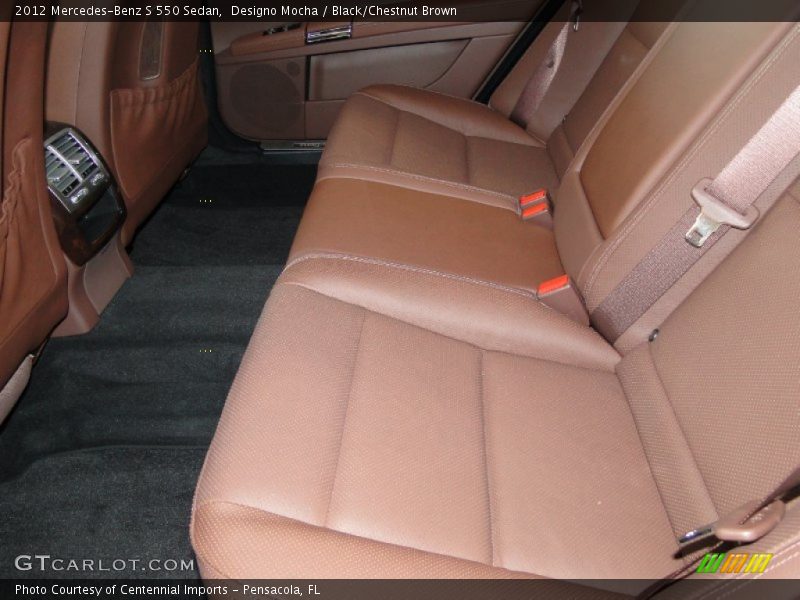 Designo Mocha / Black/Chestnut Brown 2012 Mercedes-Benz S 550 Sedan