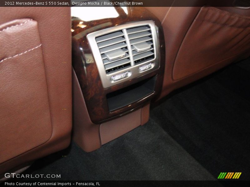 Designo Mocha / Black/Chestnut Brown 2012 Mercedes-Benz S 550 Sedan