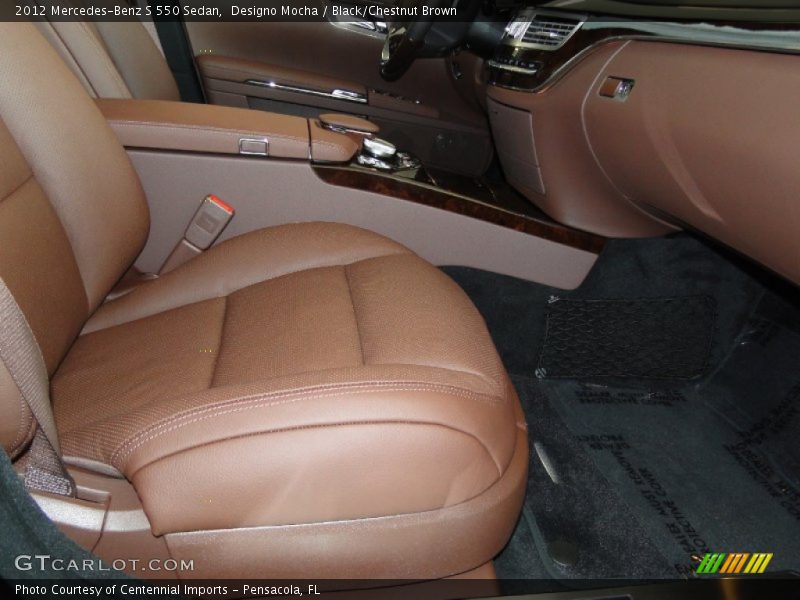 Designo Mocha / Black/Chestnut Brown 2012 Mercedes-Benz S 550 Sedan