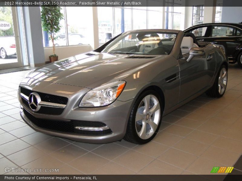 Paladium Silver Metallic / Ash/Black 2012 Mercedes-Benz SLK 350 Roadster
