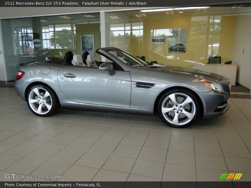 Paladium Silver Metallic / Ash/Black 2012 Mercedes-Benz SLK 350 Roadster