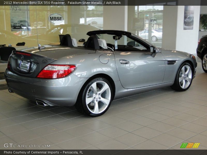 Paladium Silver Metallic / Ash/Black 2012 Mercedes-Benz SLK 350 Roadster