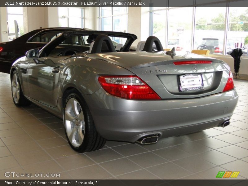 Paladium Silver Metallic / Ash/Black 2012 Mercedes-Benz SLK 350 Roadster