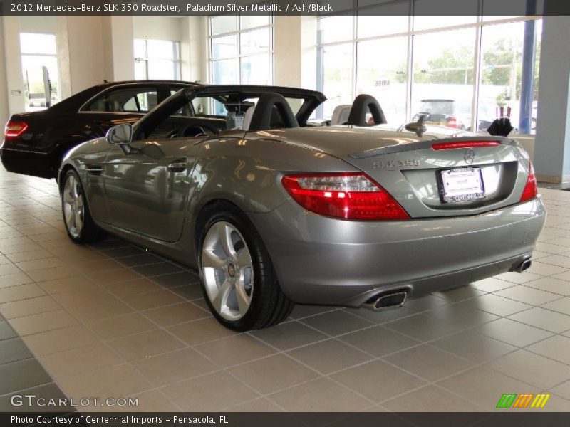 Paladium Silver Metallic / Ash/Black 2012 Mercedes-Benz SLK 350 Roadster