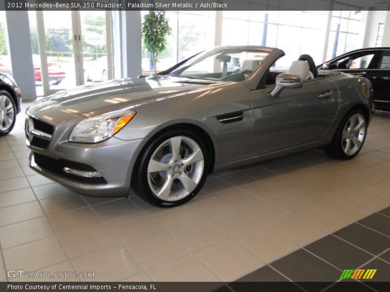 Paladium Silver Metallic / Ash/Black 2012 Mercedes-Benz SLK 350 Roadster