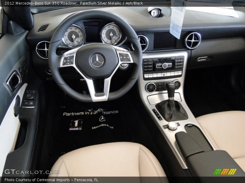 Paladium Silver Metallic / Ash/Black 2012 Mercedes-Benz SLK 350 Roadster
