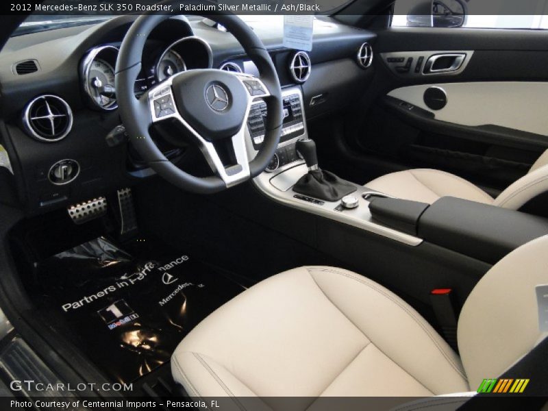 Paladium Silver Metallic / Ash/Black 2012 Mercedes-Benz SLK 350 Roadster