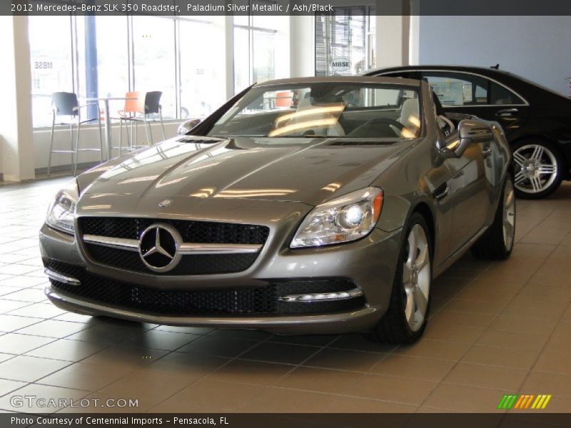 Paladium Silver Metallic / Ash/Black 2012 Mercedes-Benz SLK 350 Roadster