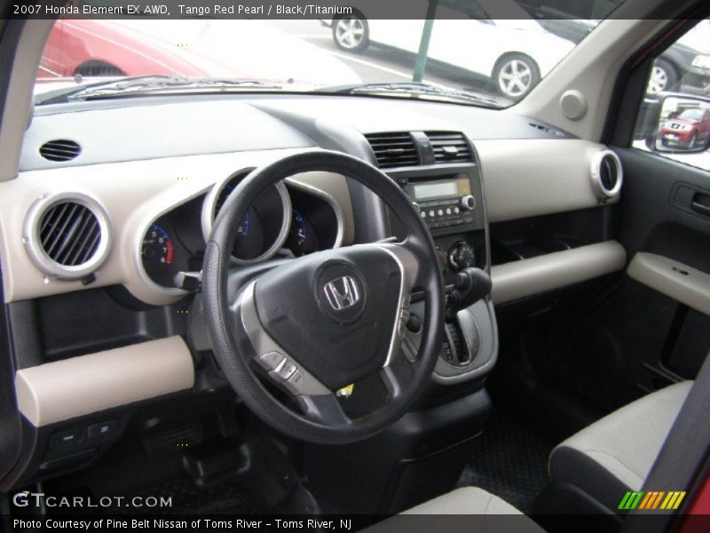 Tango Red Pearl / Black/Titanium 2007 Honda Element EX AWD