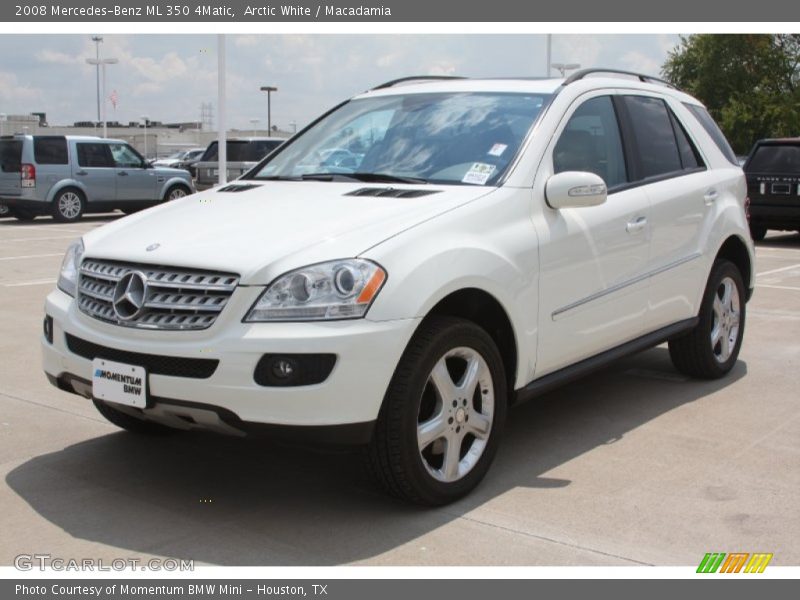 Arctic White / Macadamia 2008 Mercedes-Benz ML 350 4Matic