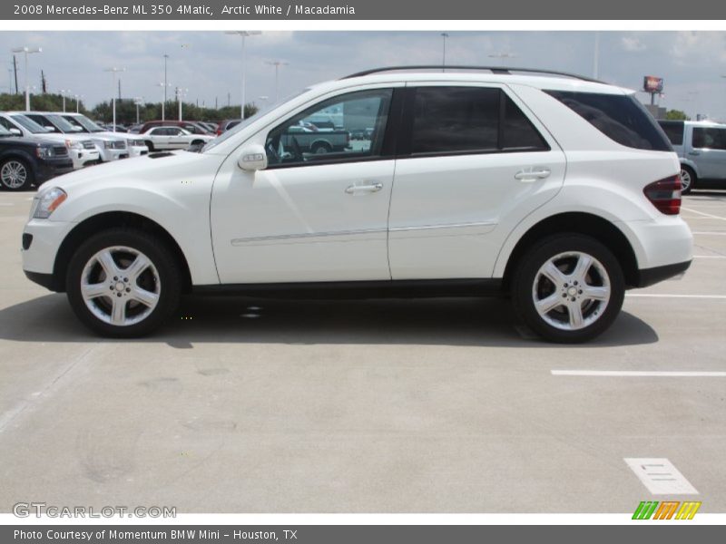 Arctic White / Macadamia 2008 Mercedes-Benz ML 350 4Matic