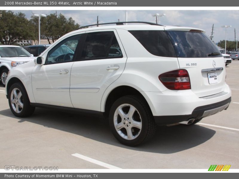 Arctic White / Macadamia 2008 Mercedes-Benz ML 350 4Matic
