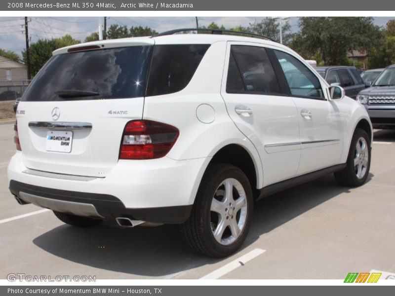 Arctic White / Macadamia 2008 Mercedes-Benz ML 350 4Matic