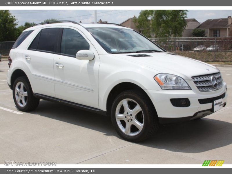 Arctic White / Macadamia 2008 Mercedes-Benz ML 350 4Matic