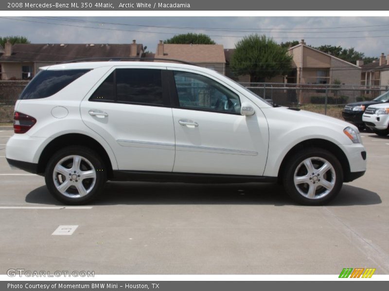 Arctic White / Macadamia 2008 Mercedes-Benz ML 350 4Matic