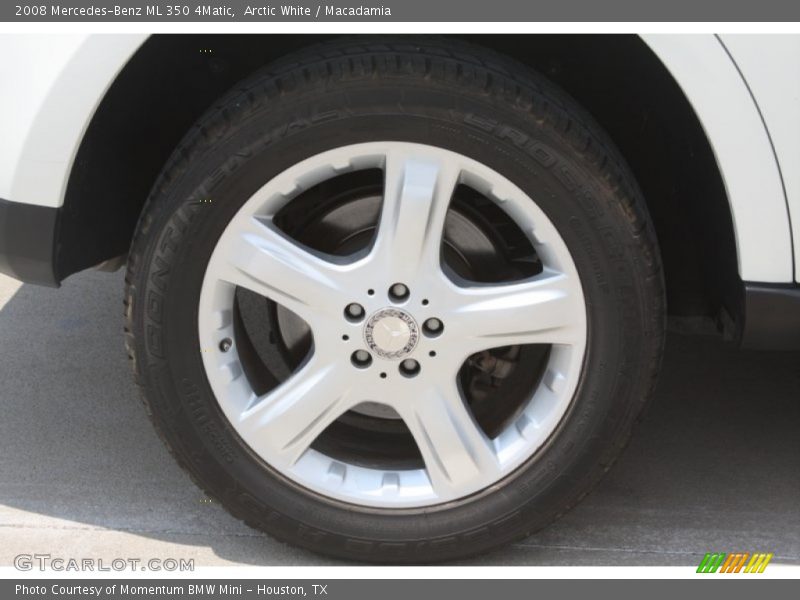 Arctic White / Macadamia 2008 Mercedes-Benz ML 350 4Matic