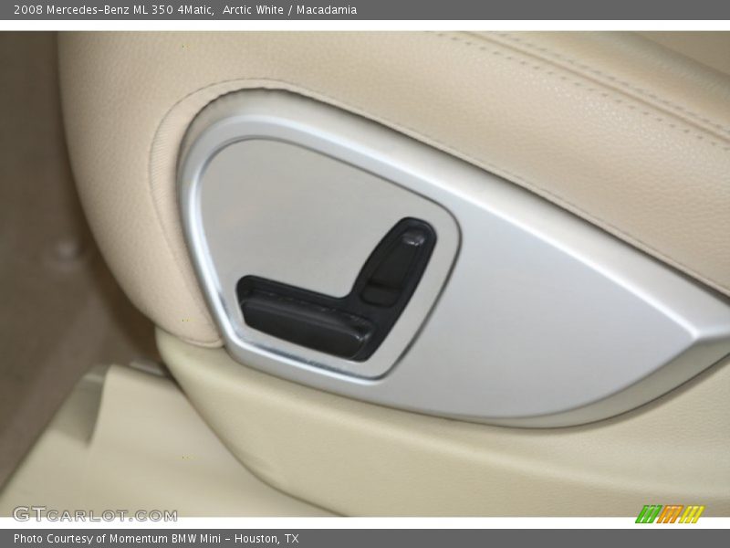 Arctic White / Macadamia 2008 Mercedes-Benz ML 350 4Matic