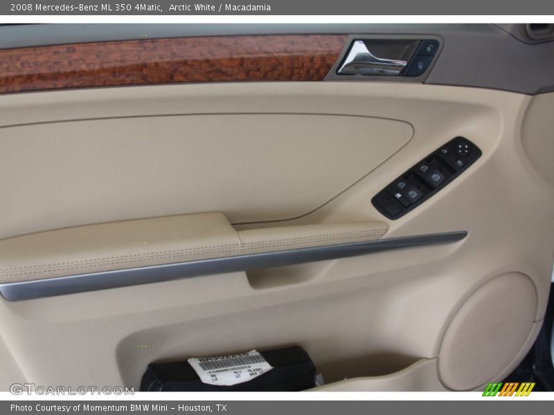 Arctic White / Macadamia 2008 Mercedes-Benz ML 350 4Matic