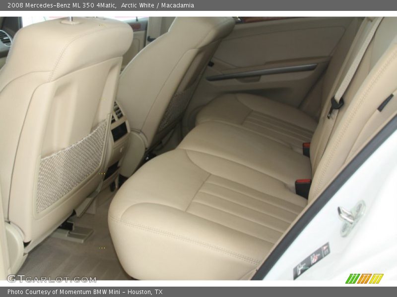 Arctic White / Macadamia 2008 Mercedes-Benz ML 350 4Matic