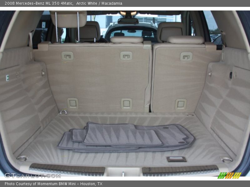 Arctic White / Macadamia 2008 Mercedes-Benz ML 350 4Matic