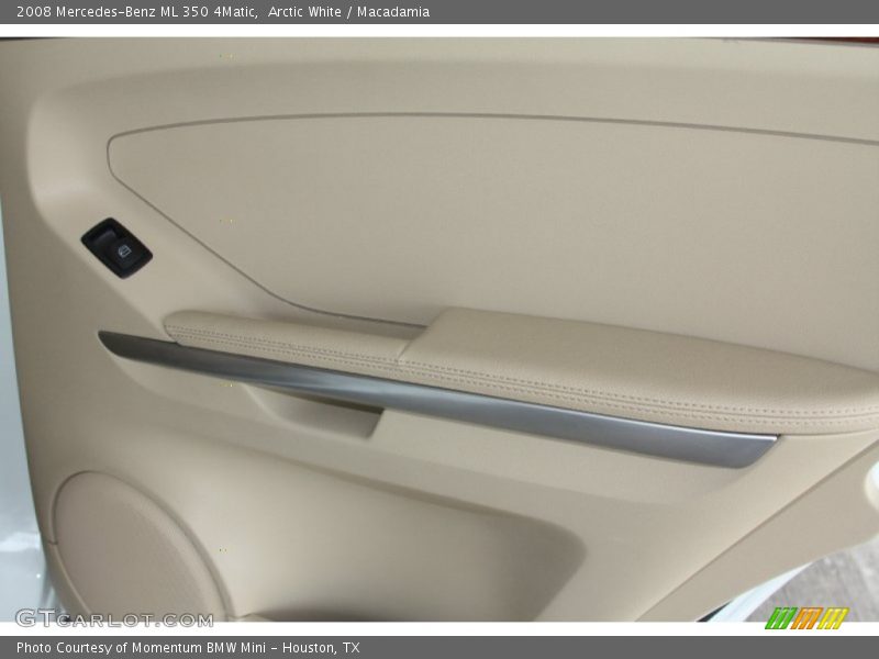 Arctic White / Macadamia 2008 Mercedes-Benz ML 350 4Matic