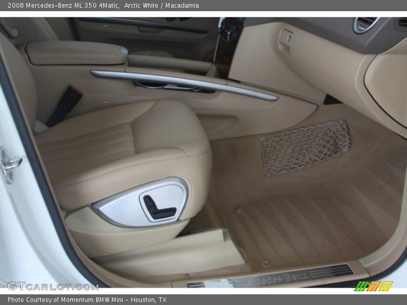 Arctic White / Macadamia 2008 Mercedes-Benz ML 350 4Matic