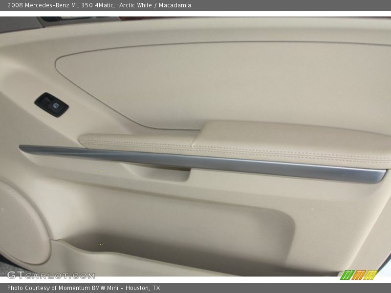 Arctic White / Macadamia 2008 Mercedes-Benz ML 350 4Matic