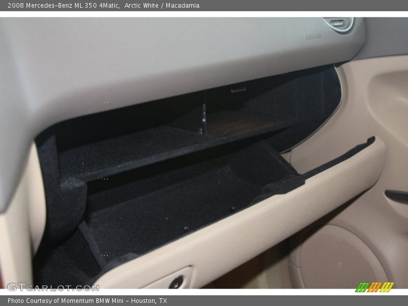 Arctic White / Macadamia 2008 Mercedes-Benz ML 350 4Matic
