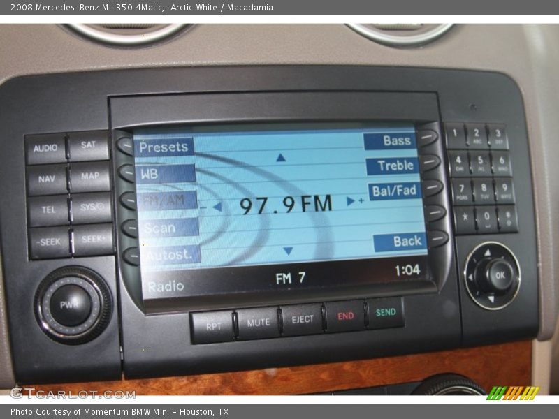 Arctic White / Macadamia 2008 Mercedes-Benz ML 350 4Matic