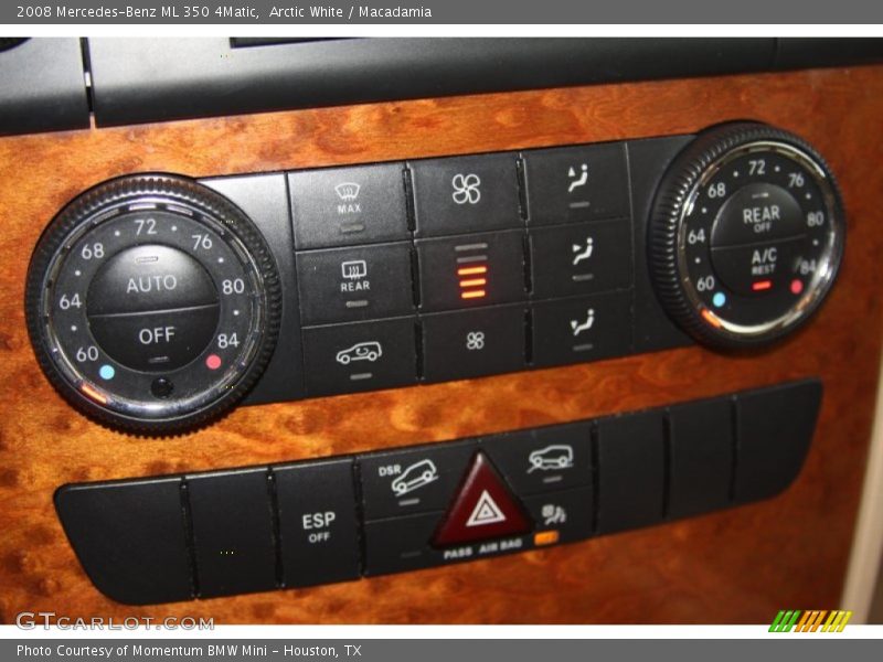 Arctic White / Macadamia 2008 Mercedes-Benz ML 350 4Matic