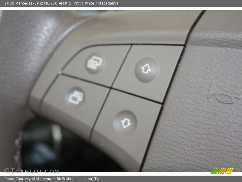 Arctic White / Macadamia 2008 Mercedes-Benz ML 350 4Matic