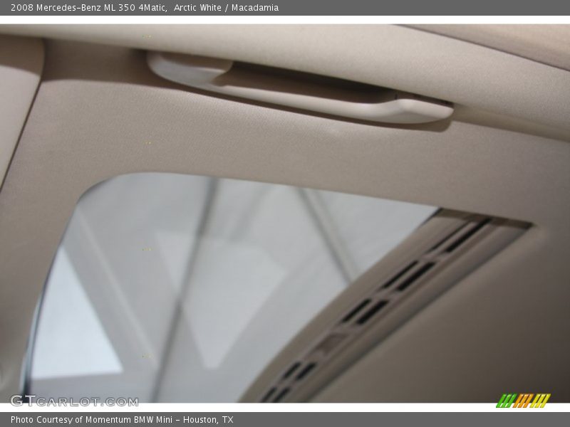 Arctic White / Macadamia 2008 Mercedes-Benz ML 350 4Matic
